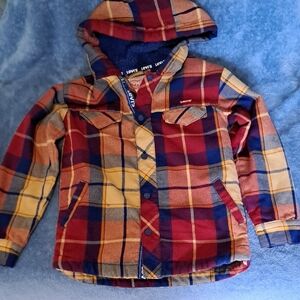 Levi's Multicolor Plaid Hooded Jacket
